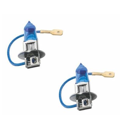 Par de Lâmpadas Halógenas H3 12V 55W Super Brancas Efeito Xenon Tech One