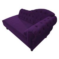 Diva Recamier Diana 130Cm Lado Esquerdo Suede Roxo - 7