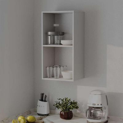 Nicho Organizador Gusto 41CM MDP com Suporte em l Branco Mercado das Prateleiras