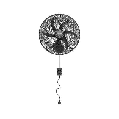 Ventilador de Parede Ventisol 120W 50cm 3 Pás Preto Monta Fácil 220V