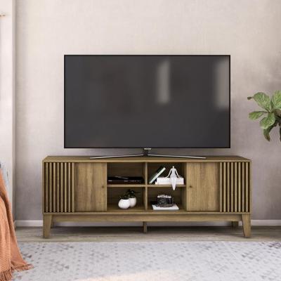 Rack para TV Até 72 Polegadas 180CM MDP com 2 Portas de Correr Mel Multimóveis