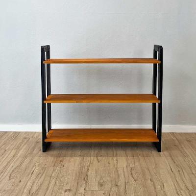 Aparador Linea Ample Moderno 3 Prateleiras Madeira Maciça 100CM Artfactory Design