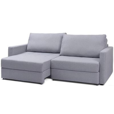 Sofá Maiorca K01 3 Lugares Retrátil Reclinável 200cm Linho Cinza Lyam Decor