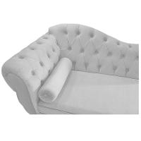 Diva Recamier Diana 130Cm Lado Direito Suede Branco - 3