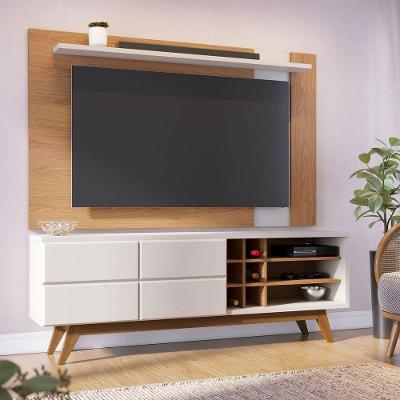Rack com Painel para TV Rack Noronha e Leme 70" 160CM MDF MDP Madeira Maciça com Portas Toque