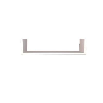 Prateleira Modelo U Trovarelli Branco [F031] Retangular em MDF 100% Reflorestamento