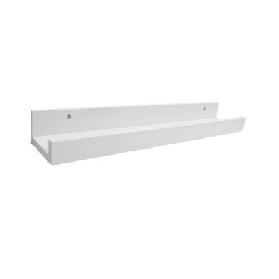 Prateleira Esmalteria [F031] 35CM MDF para Organização Multiuso em Cozinha, Banheiro, Quarto Branco