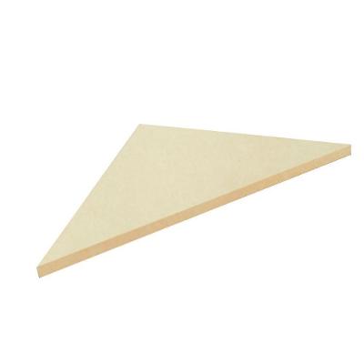 Prateleira de Canto F031 42x30CM MDF 100% Reflorestamento Acabamento Cru Amadeirado