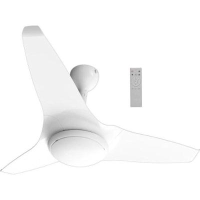 Ventilador de Teto 30W 3 Pás Branco Flow com Luminária LED 20W Bivolt