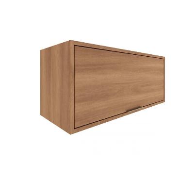 Armário Aéreo 1 Porta Basculante 80cm Nogal - Móveis Sul
