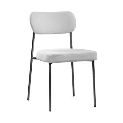 Cadeira Lilly Estrutura Madeira Courino Cinza Sallar Home 47CM