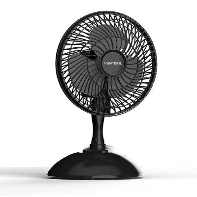 Mini Ventilador Portátil Ventisol 20cm Preto Micro Ventilador Mini 19133 110V