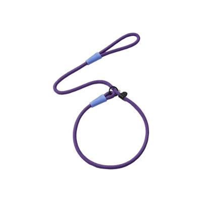 Guia Adestradora para Cao Corda Emborrachada Roxa Poliestere Borracha Metal 120CM