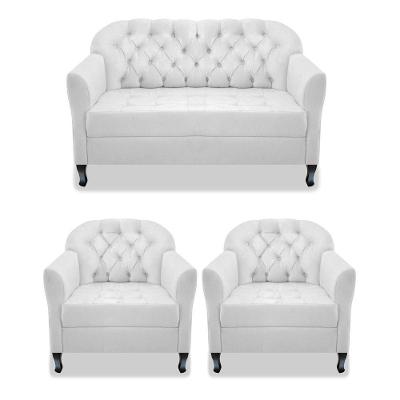 Kit Namoradeira E 02 Poltrona Julia A02 Corano Branco