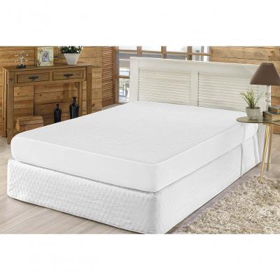 Capa Protetora de Colchão Impermeável Casal King Matelada Tecido Poliéster 200x180x40cm Branco