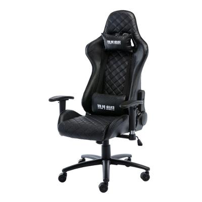 Cadeira Gamer Reclinável Fair Play NR-17 Fratini Poliuretano com Regulagem de Altura Preto