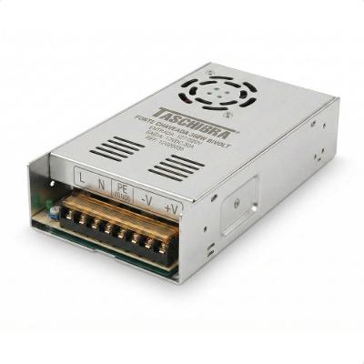 Fonte Chaveada Colmeia 12V 30A 360W Fita LED Bivolt Prata Taschibra