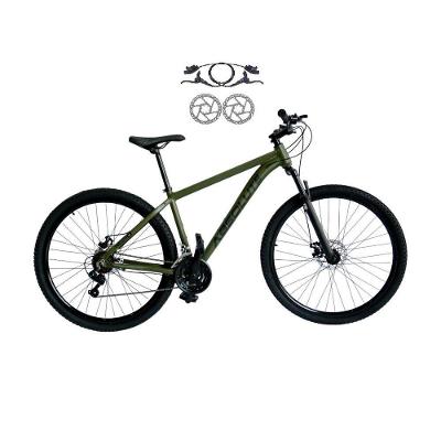 Bicicleta Absolute Nero 5 Alumínio 21v Freio Hidráulico Mountain Bike Garfo Suspensão Oliva 15
