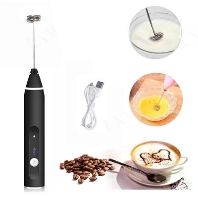 Mixer Batedor de Ovos de Mão Recarregável com 3 Velocidades Inox Bivolt