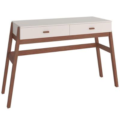 Aparador Decorativo Yara G68 2 Gavetas MDF 135cm Amêndoa-off White Gran Belo