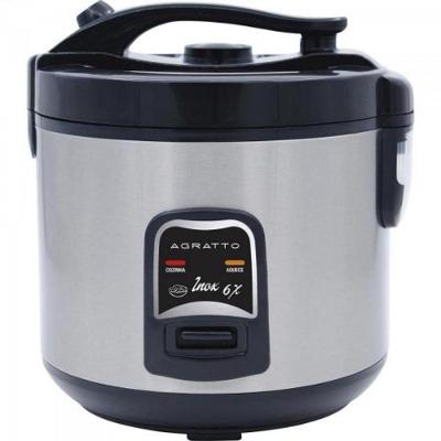 Panela de Arroz Elétrica PA6X 400W com Revestimento Antiaderente Inox 220V