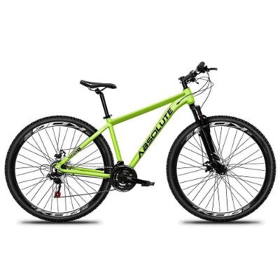 Bicicleta Aro 29 Absolute Nero 5 Alumínio Freio A Disco 21v Garfo Suspensão Mountain Bike Verde 19