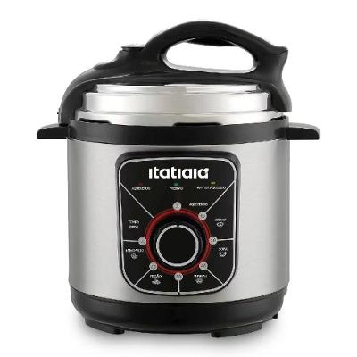 Panela de Pressão Elétrica Itatiaia Essencial 5L 1000W Inox 220V