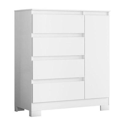 Cômoda Sapateira Olimpia 4 Gavetas Mdf Mdp Branco Albatroz Móveis