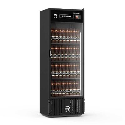 Visa Cooler Cerveja Expositor Refrimate VCCE570PV 570L 1 Porta Preto Vidro Duplo Aquecido 220V
