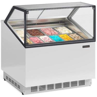 Expositor de Sorvete de Massa Vertical Gelopar GESG12IN 12 Cubas Branco 220V