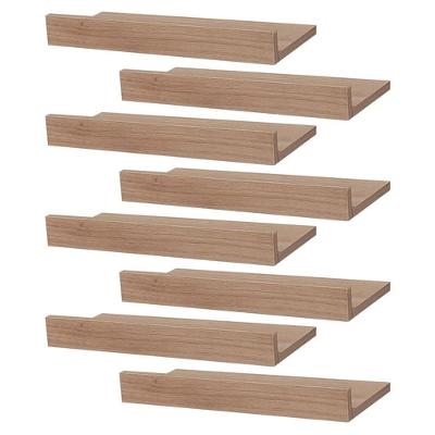 Kit Prateleira Porta Quadros 60X15CM MDP Suporte Invisível Organizador Café Mercado das Prateleiras