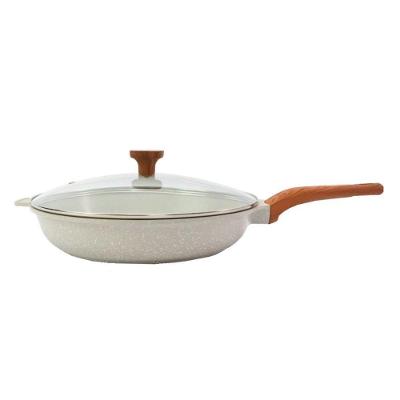 Frigideira Temperatti Bianco CMTV 32cm Alumínio com Revestimento Cerâmico Branco Javali
