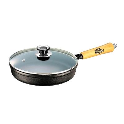 Frigideira Tradição Ferro Cabo Madeira Tv 22cm Esmaltada 1,2L Panela Mineira