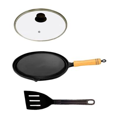 Bifeteira BALISAR22TV-ALUMV Redonda Lisa Alumínio Antiaderente 22cm com Espátula Rig Fundidos