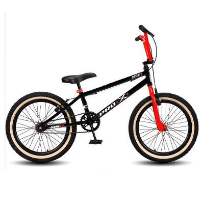 Bicicleta BMX Drop P03 Aro 20 V-Brake Pedivela Monobloco Preto e Laranja D'Rossi
