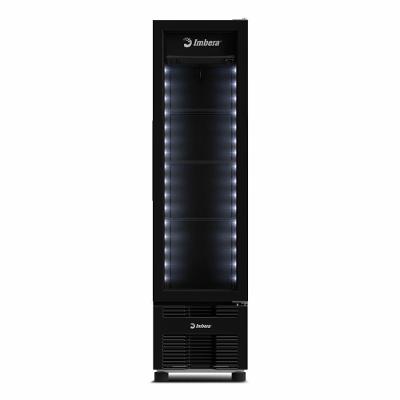 Refrigerador Expositor Imbera VR08 244L 1 Porta de Vidro Preto Bivolt