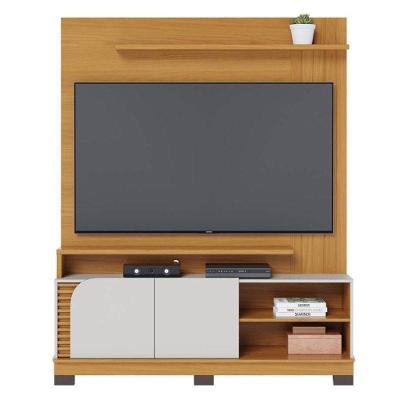 Estante Home Theater Jurerê 1.5 Naturale Off White Matte - Colibri