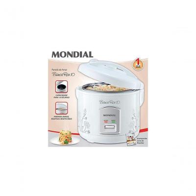 Panela de Arroz Elétrica Mondial Bianca Rice 10 Xicaras Bc 700W Branco 110V