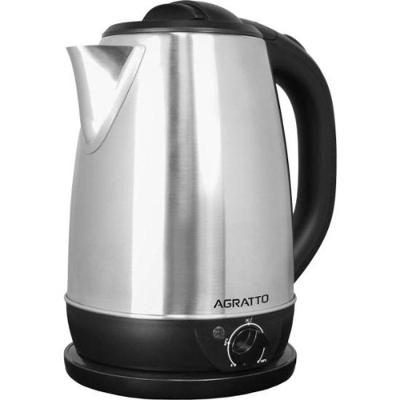 Chaleira Elétrica Aroma 1500W 2,2 Litros em Aço Inox Inox com Desligamento Automático 220V