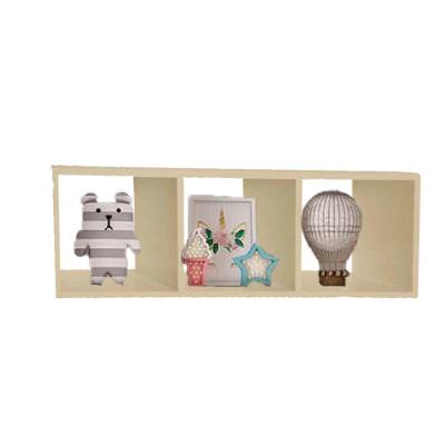 Nicho Triplo F031 70x30x20CM MDF 100% MDF de Reflorestamento Amadeirado