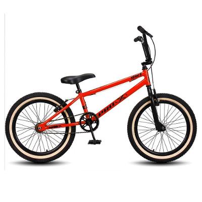 Bicicleta BMX Drop P03 Aro 20 V-Brake Pedivela Monobloco em Aço Laranja e Preto D'Rossi