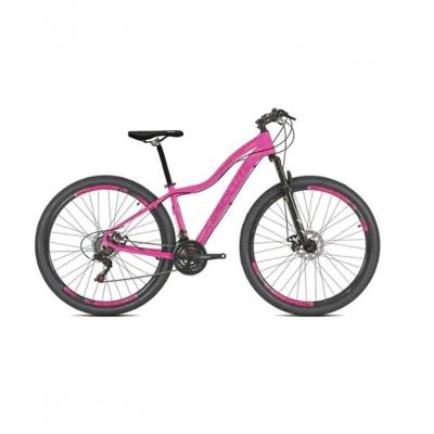 Bicicleta Aro 29 Absolute Hera Feminina Alumínio 24v Freio A Disco Garfo Suspensão Rosa 17