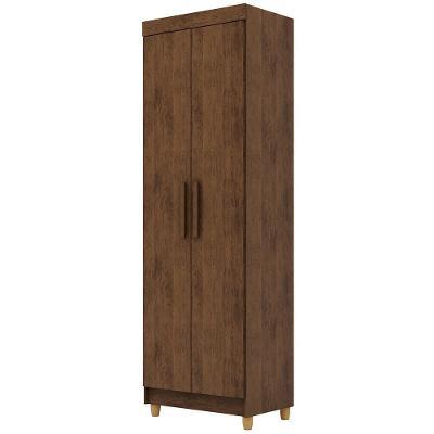 Armário Multiuso 2 Portas 60cm Hebrom V01 Imbuia - Lyam Decor