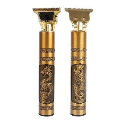 Aparador de Cabelo e Barba Aquilae Dragão Buda Vintage Lâmina Aço Inoxidável sem Fio Bivolt
