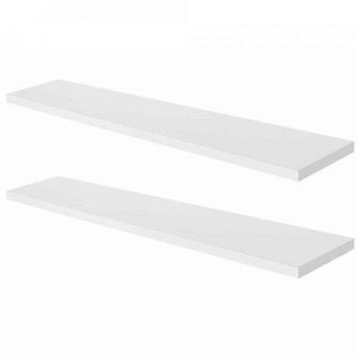 Prateleira Simples F031 90x15CM MDF com Suporte para Organização Branco