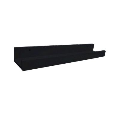 Prateleira Esmalteria Simples 45CM em MDF Multiuso para Organização de Ambientes Preto