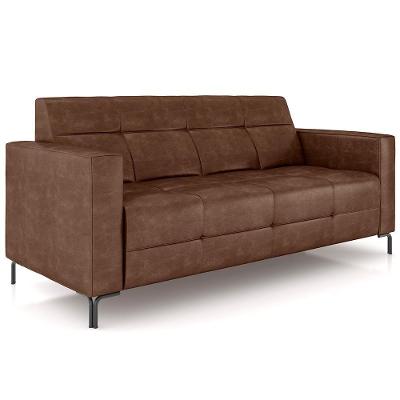 Sofá Senna K01 2 Lugares 160cm Marrom Couríssimo Industrial Lyam Decor