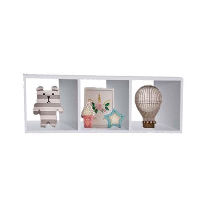 Nicho Triplo [F031] 70x30x20CM em MDF para Organização de Parede Branco