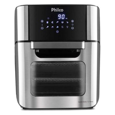 Air Fryer sem Óleo Britânia Philco Oven 12L 1800W Digital Preto 110V