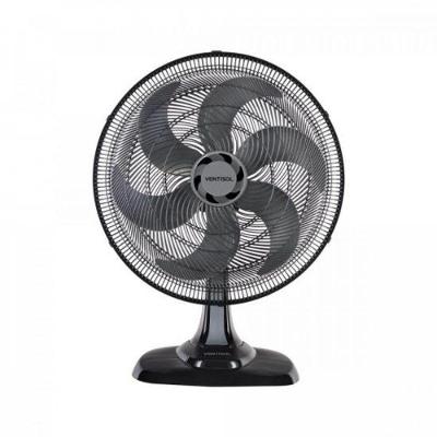 Ventilador de Mesa 135W 50cm 6 Pás 3 Velocidades Preto Turbo 6 220V